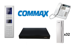 kit videoportero commax intec 32 viviendas