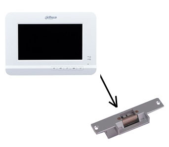 video interfon videoportero dahua control de contrachapa